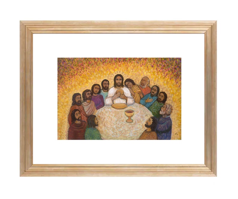 The Last Supper Print Etsy