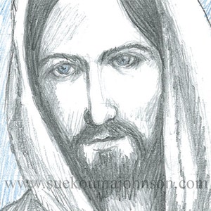 Jesus of Nazareth Pencil Drawing Print