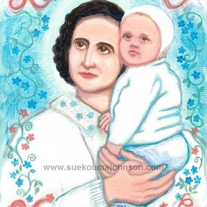 St. Gianna Molla-kunstafdruk