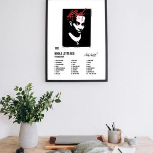 DREI Playboi Carti Album Cover - Die Lit, Whole Lotta, Playboi Carti - 3er Set - Wand Kunst - Rap Poster Design - Digitaldruck und Download