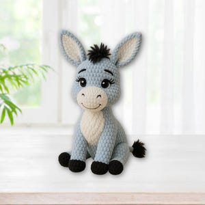 WZÓR SZYDEŁKOWY Osioł, Osioł Amigurumi Poradnik w formacie PDF