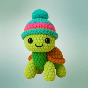 Turtle Crochet Pattern, Turtle Amigurumi Crochet Pattern, Turtle Stuffed Animal, Turtle Toy Crochet, Pattern in English