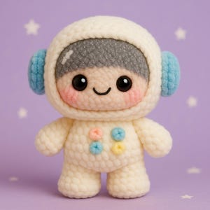 PDF Amigurumi Pattern | English and Spanish | Astronaut | Spaceman