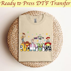 Toy Story Mama Dtf, Disney Mama Dtf, Pixar Toy Story Dtf, Mother&#39;s Day Dtf, Disneyland Trip Dtf, Disney Family Dtf,Ready to press