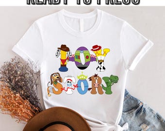 Disney Toy Story Friends DTF Transfer, Buzz Woody Jessie Slinky Aliens Rex DTF Transfer, Disney Toy Story Shirt,Disney Characters Dtf