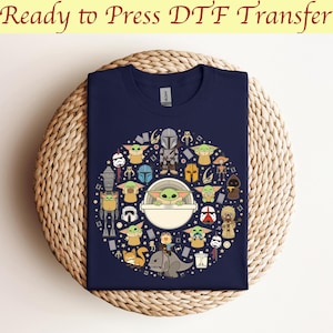 Disney Star Wars Classic Dtf, Disneyland Dtf, Disney Star Wars Dtf, Star Wars Dtf, Family Disney Star Wars Dtf