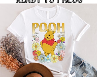 Ready to press,Winnie the Pooh Dtf, Retro Winnie the Pooh, Pooh bear Dtf, The pooh Dtf, Family trip Dtf, Disney Family Dtf, Dtf transfer