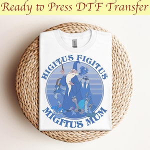 Disney Merlin Higitus Figitus Migitus Mum Retro Dtf, The Sword In The Stone 1963 Characters Dtf, Disneyland Family Vacation 2025 Trip