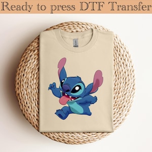 Disney Stitch DTF Transfer, Cute Stitch Ready To Press, Disneyworld DTF Transfers, Disney Family Trip, Stitch Balloons Dtf, Disney Dtf image 5