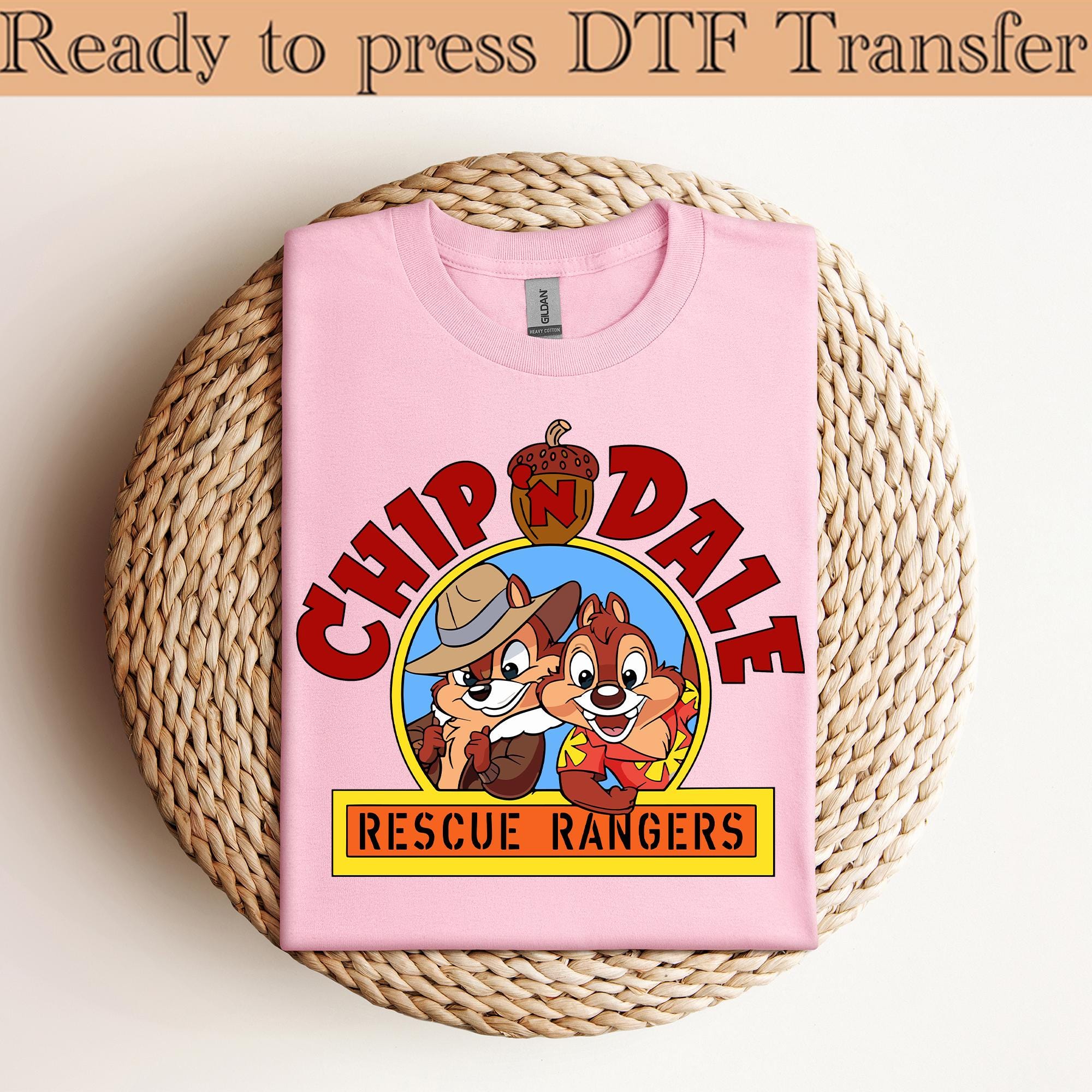 Chip 'n' Dale Rescue Rangers Comfort Colors Shirt, Chipmunks Dtf, Magic ...