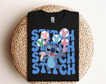 Disney Stitch Dtf, Disney Stitch Balloon Dtf, Stitch Disneyworld Dtf, Disney Vacation Gift, Disney Castle Dtf,Ready to press,Dtf transfer