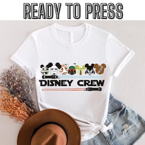 Star Wars Disney Crew DTF Transfer, Disneyland Star Wars Transfer, Disney Star Wars DTF, Disneyland Trip Star Wars Ready To Press
