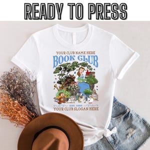 Disney Belle&#39;s Book Cafe DTF,Princess&#39;s Book Shop DTF,Librarian DTF,Disney Princess Shirt, Reading Book Lover Shirt,Princess&#39;s Book Club Tee