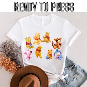 Winnie the Pooh Shirt ,Winnie the Pooh Dtf,Winnie the Pooh,Ready to press,Winnie the Pooh cute,Dtf transfer