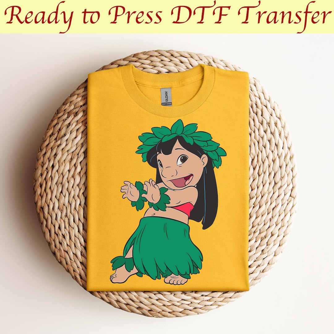 Disney Lilo and Stitch Cute Lilo Hula Dance Dtf, Lilo Dtf, Magic ...