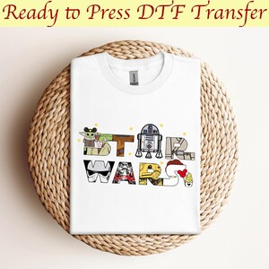 Ready to press,Retro Star Wars Dtf, Disney Star Wars Dtf, Disney Galaxy&#39;s Edge Dtf, Darth Vader Dtf, Star Wars Fan Gift Dtf