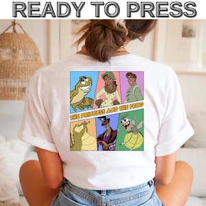 Disney Princess Tiana DTF Transfer, Disney Princess DTF, Princess And The Frog DTF, Disney Princess Shirt, Princess Birthday Girl Shirt