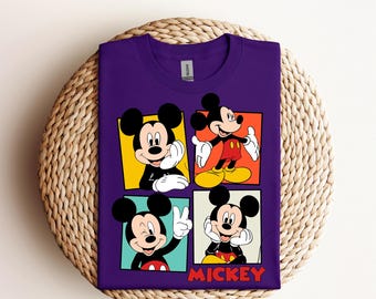 Collage Mickey Mouse Dtf, Mickey Mouse Dtf, Mickey Mouse Dtf rétro, Disney Dtf, Disneyland Dtf, Mickey Mouse Dtf, prêt à imprimer
