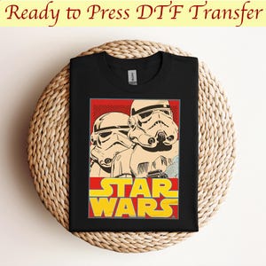 Carte à collectionner vintage rétro Star Wars Stormtrooper Dtf, Magic Kingdom Galaxy's Edge Disneyland voyage vacances en famille Dtf, prêt à presser