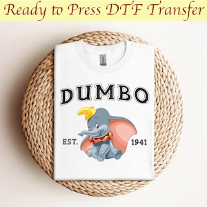 Dumbo Dtf, Family Disney Dtf, Disney Trip Dtf, Vintage Dumbo Disney Dtf, Dumbo Shirt, Gift Dtf,Ready to press