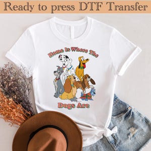 Ready to press, Funny Dog Dtf, Comfort Colors Dtf, Dtf transfer, Aesthetic Graphic Retro Vintage Dtf, Dog Lover Gift,Disney transfer dtf