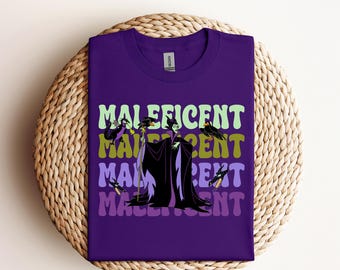 Disney Villains Maleficent Silhouette Portrait DTF, Disney Villains The Evil Shirt, Disney Evil Queens DTF, Evil Queen Matching Dtf