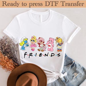 Made In The 80s Dtf, Retro Character Cartoon,Made In The 80s Dtf, Strawberry Dtf, Care Bears & Strawberry,80's Baby Dtf, 80s characters Dtf