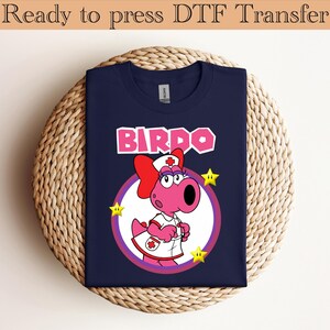 Birdo Nurse Dtf, Super Mario Nurse Dtf, Nurse Gift for RN LPN CNA, Cute Healthcare Worker Appreciation Dtf,Ready to press