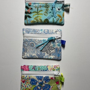 Small zipper coin purse |  | handmade ready to ship small gift |