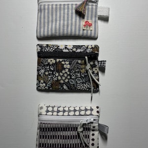 Small zipper coin purse |  | handmade ready to ship small gift |