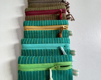 Coin purse | handmade zipper coin purse | ready to ship gift | unique handmade gifts