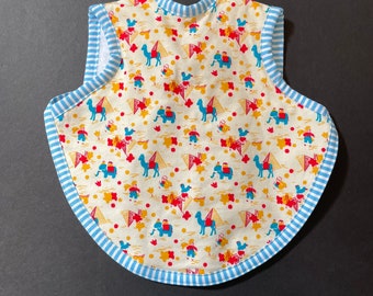 Handmade tie bib| toddler bapron | waterproof bib | unique baby gift