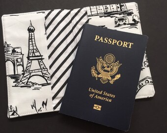 Paris Passport Cover - Etsy