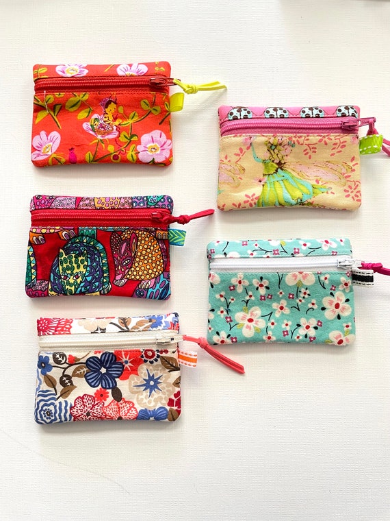 Coin Purse Zipper Coin Purse Handmade Zipper Purse Handmade Gift Ready to Ship Gift Zipper Pouch Unique Handmade Gifts Etsy