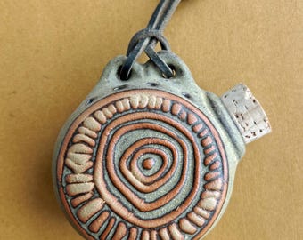 Tremar pottery Pot-pourri container