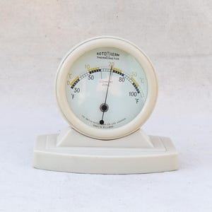 Art Deco period desk Thermometer