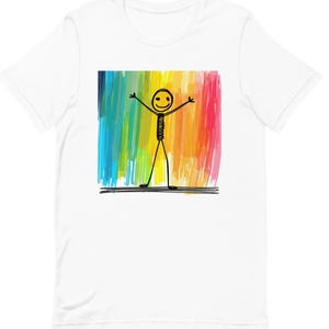AI-Generated Happy Inside T-Shirt