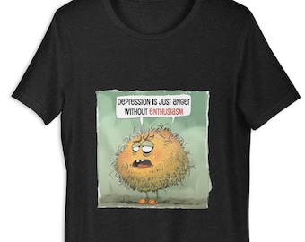 Camiseta Monster Depression: Ira sin entusiasmo