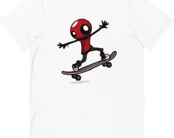 Camiseta de skate Ollie generada por IA