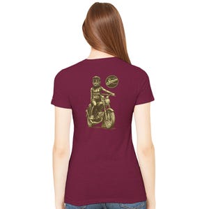 Damen Simson Simme S51 Tuning T-Shirt | IFA Retro Motorcycle Tee | Perfect for Meetups & Rides