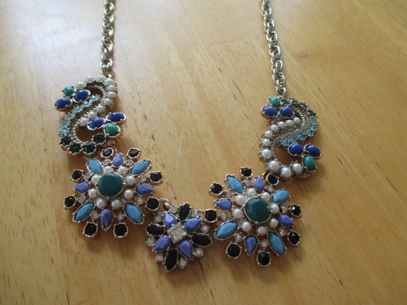 Vintage costume jewelry   / very nice necklace wi… - image 5