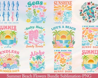 Sommarstrand PNG-paket, preppy kustrosett PNG, semester Margarita PNG, sommarvibbar PNG, retro strandpaket, digital nedladdning trendig PNG
