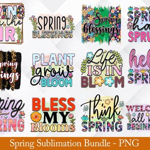 Spring Watercolor Clipart PNG Bundle: Floral Designs (Digital File)