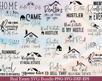 Makramee Zitate SVG Bundle, Realtor Designs (Cricut, PNG)