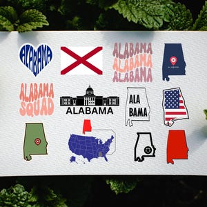 Alabama Svg, Alabama Png, Alabama Crimson Svg, Alabama State Svg, Alabama Love Svg, Alabama Football Svg, State Outline Svg, Cricut Cut File