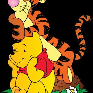 Winnie the Pooh SVG Bundle: Tigger & Friends Clipart (Digital Download)