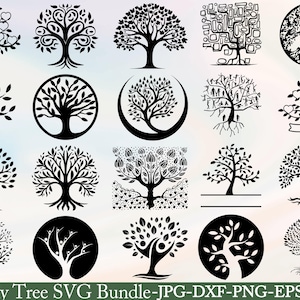 Family tree SVG bundle, Tree of Life svg, Family tree split monogram frame svg,last name family tree,family reunion shirt,family quote svg