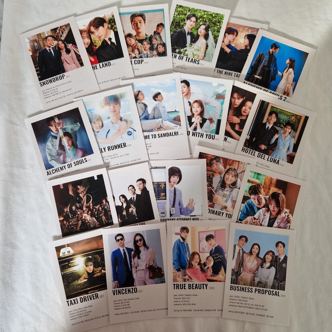 Kdrama Poster Stickers Etsy