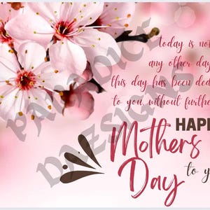 Tarjetas imprimibles para el Día de la Madre / Paquete de 3 tarjetas de descarga instantánea / Tarjetas lindas y personalizables para mamá / Tarjetas digitales de felicitación para el Día de la Madre / Imprimibles