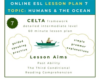 Online ESL LP7: Humans and the Ocean